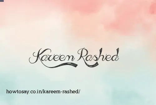 Kareem Rashed