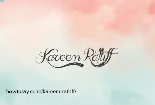 Kareem Ratliff