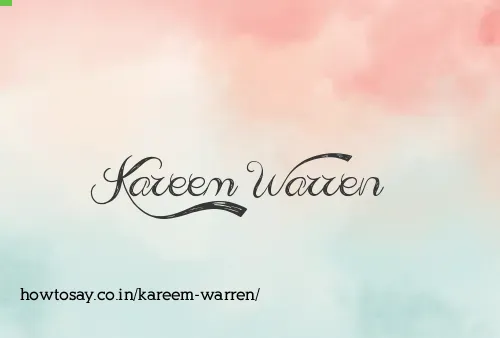 Kareem Warren