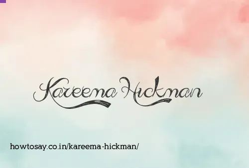 Kareema Hickman