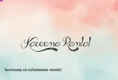 Kareema Ramlal