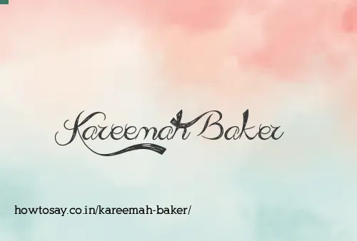 Kareemah Baker