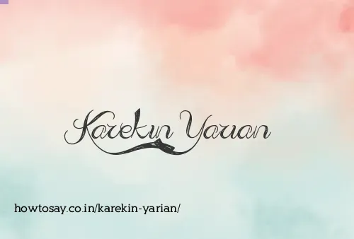 Karekin Yarian
