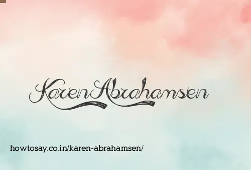 Karen Abrahamsen