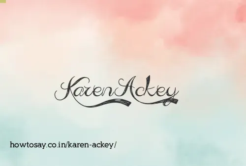 Karen Ackey