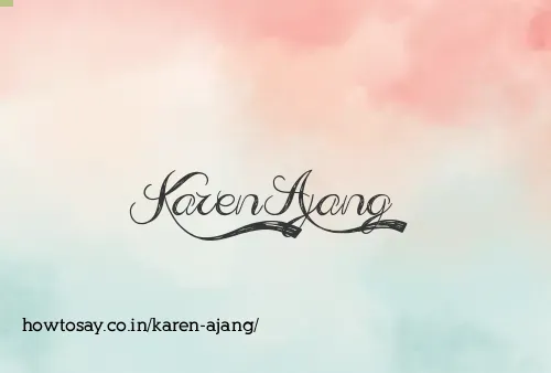 Karen Ajang