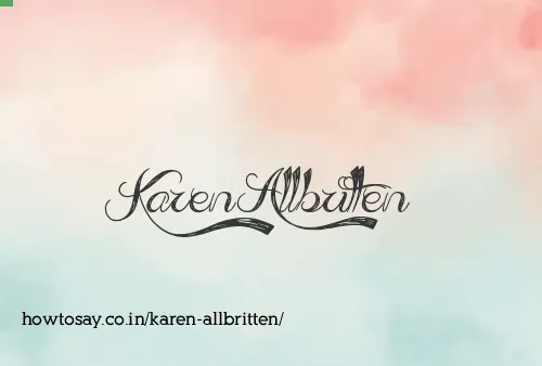 Karen Allbritten