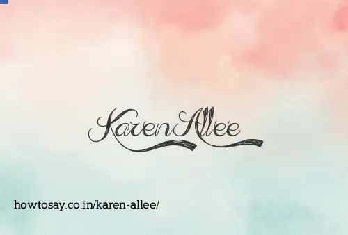 Karen Allee