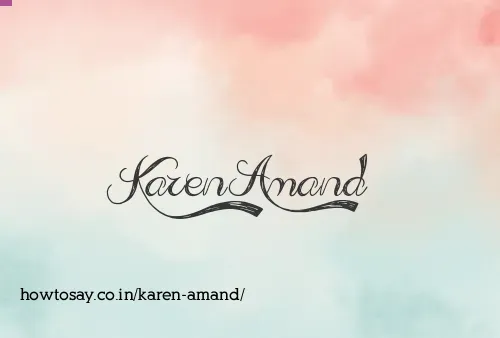 Karen Amand