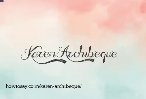 Karen Archibeque