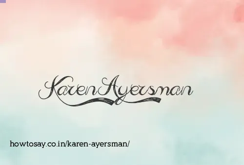 Karen Ayersman