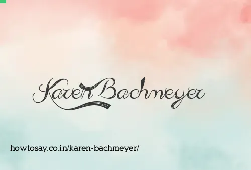 Karen Bachmeyer