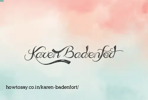 Karen Badenfort