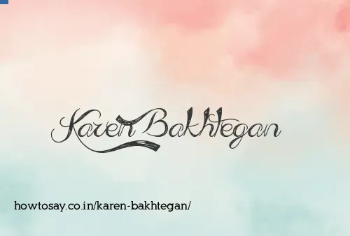 Karen Bakhtegan