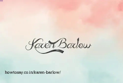 Karen Barlow
