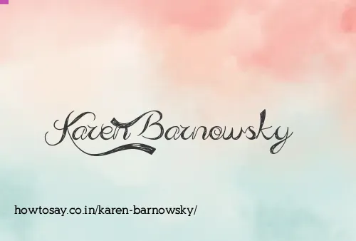 Karen Barnowsky