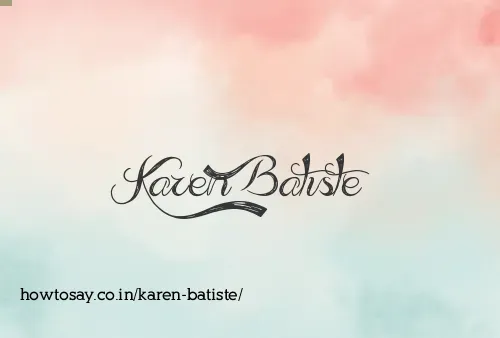Karen Batiste