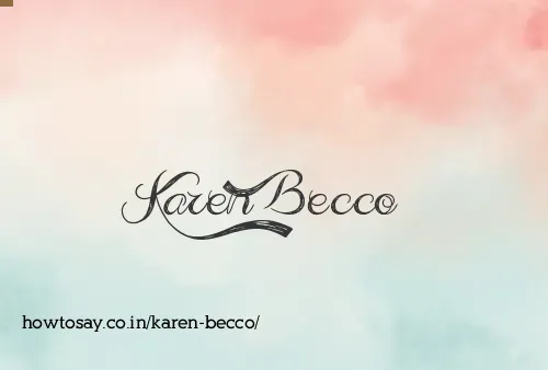 Karen Becco