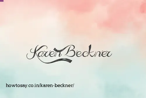 Karen Beckner