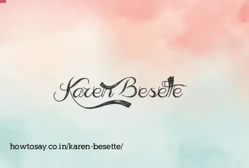 Karen Besette