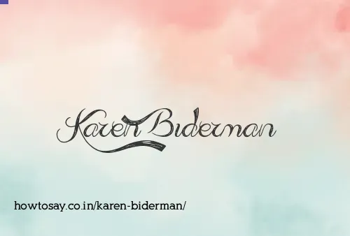 Karen Biderman