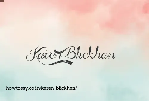 Karen Blickhan