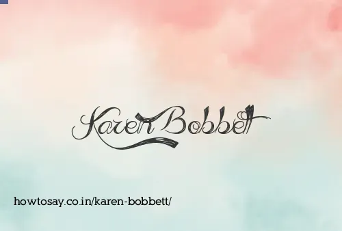 Karen Bobbett