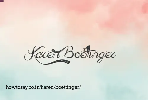 Karen Boettinger