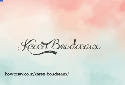 Karen Boudreaux