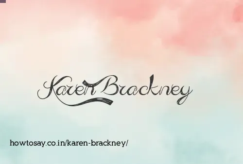 Karen Brackney