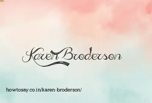 Karen Broderson