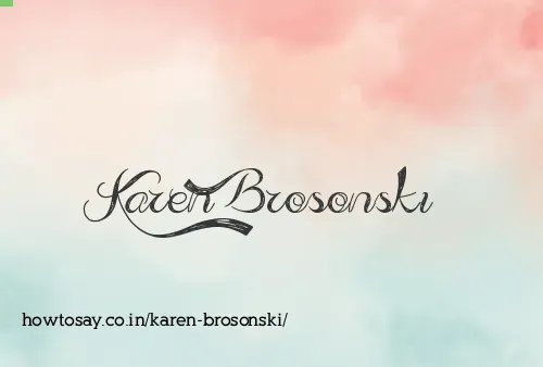 Karen Brosonski