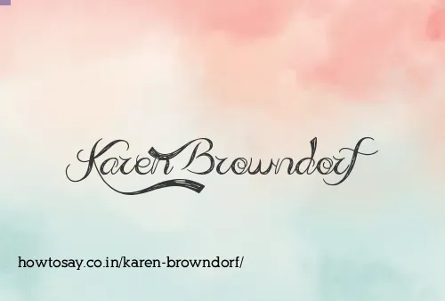 Karen Browndorf