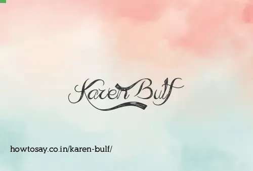 Karen Bulf