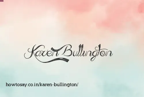 Karen Bullington