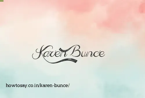 Karen Bunce