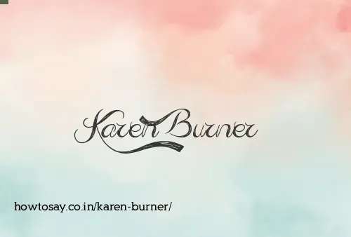 Karen Burner