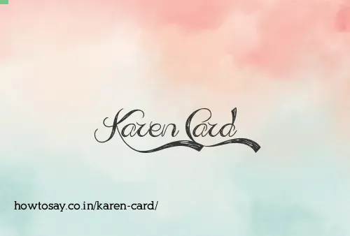 Karen Card