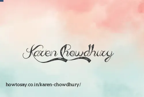 Karen Chowdhury