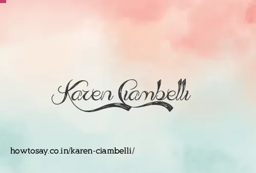 Karen Ciambelli