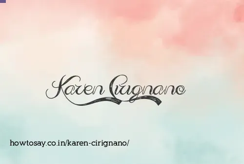Karen Cirignano