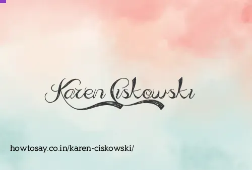 Karen Ciskowski