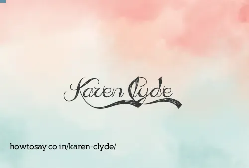 Karen Clyde