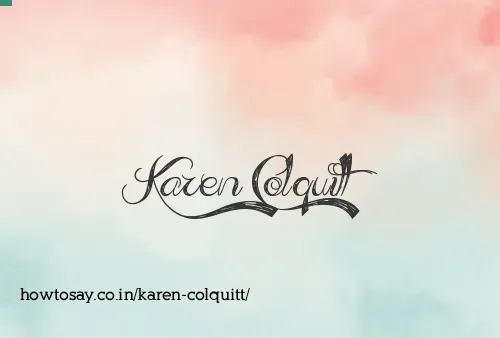 Karen Colquitt
