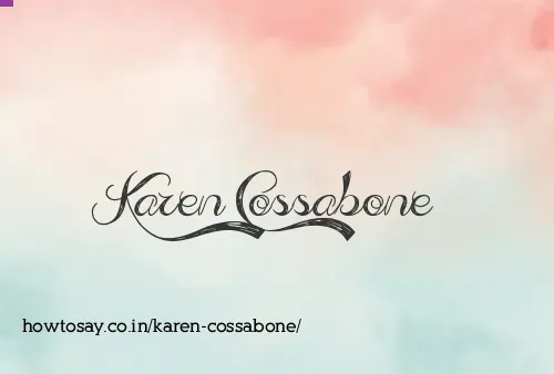 Karen Cossabone
