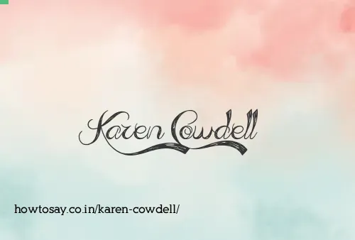 Karen Cowdell