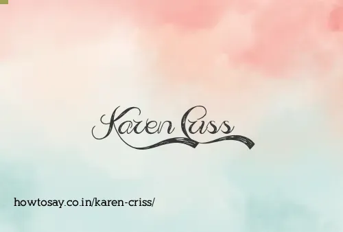 Karen Criss