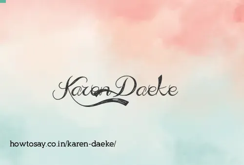 Karen Daeke