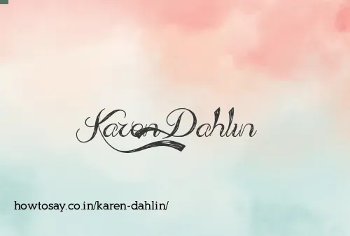Karen Dahlin