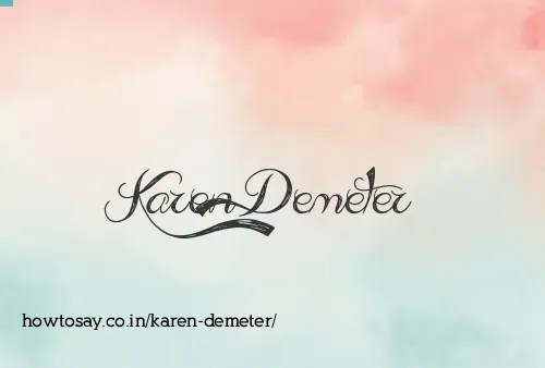 Karen Demeter